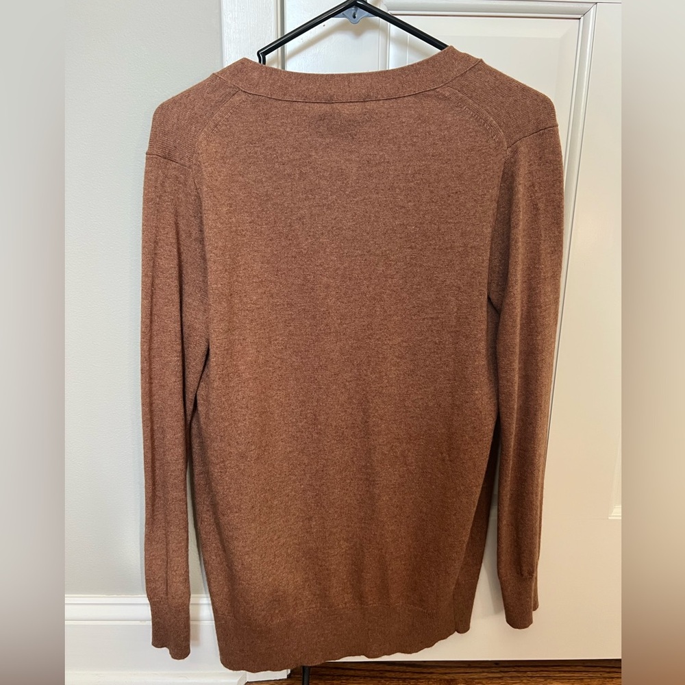 NWT JCrew Cardigan Brown - Picture 2 of 2